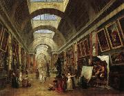 ROBERT, Hubert View of the  Grande Galerie oil painting picture wholesale